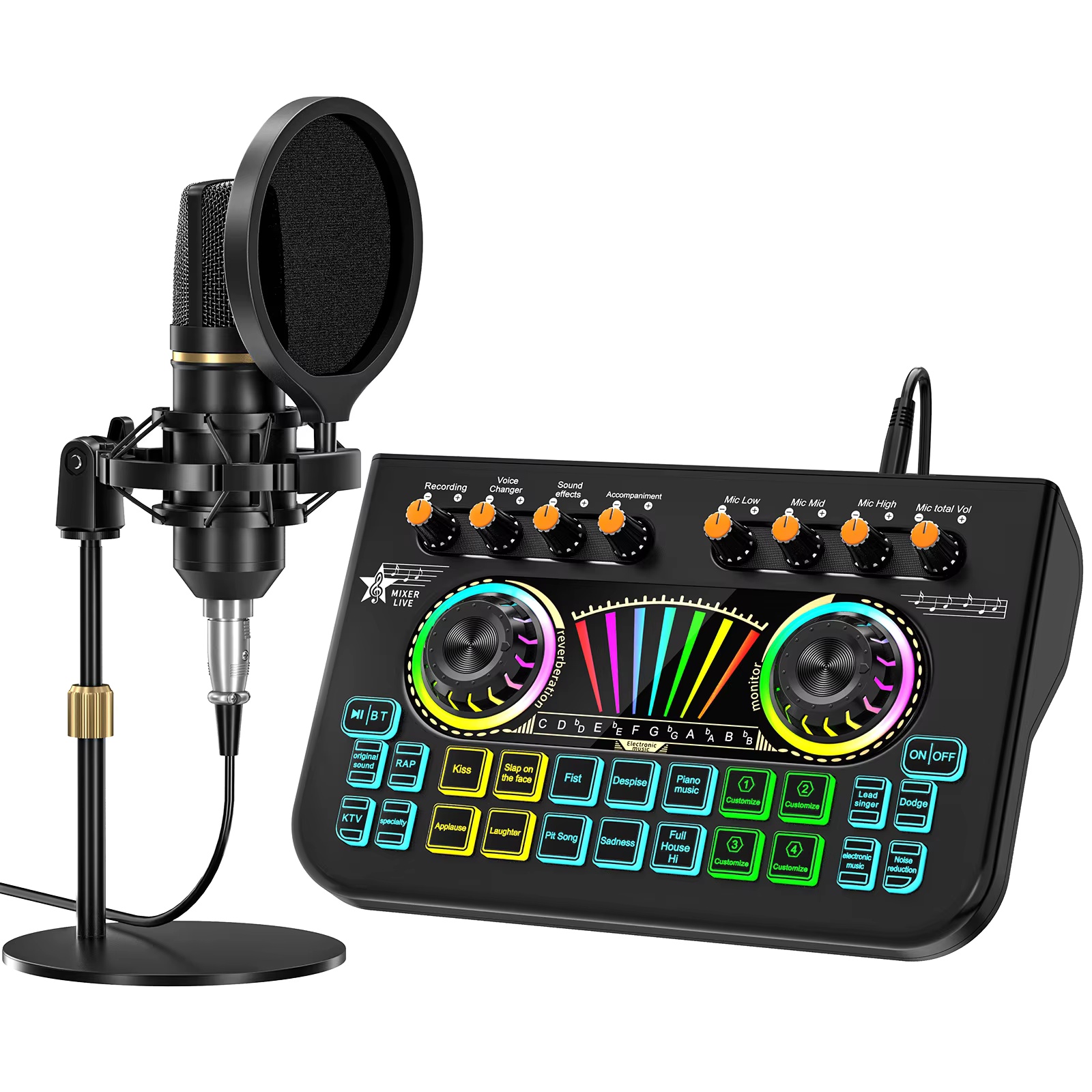 Pc Gaming Fullset - Tenlamp X3 BM800 Podcast Microphone Bundle