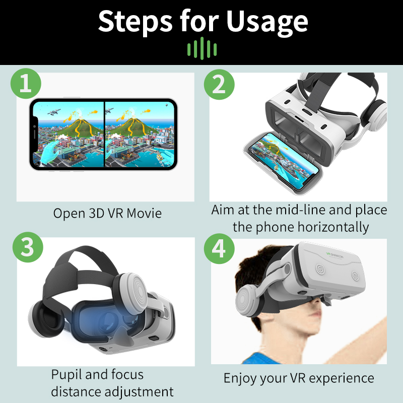 3D Viar Phone Virtual Reality  - Vr Headset Pc review and price