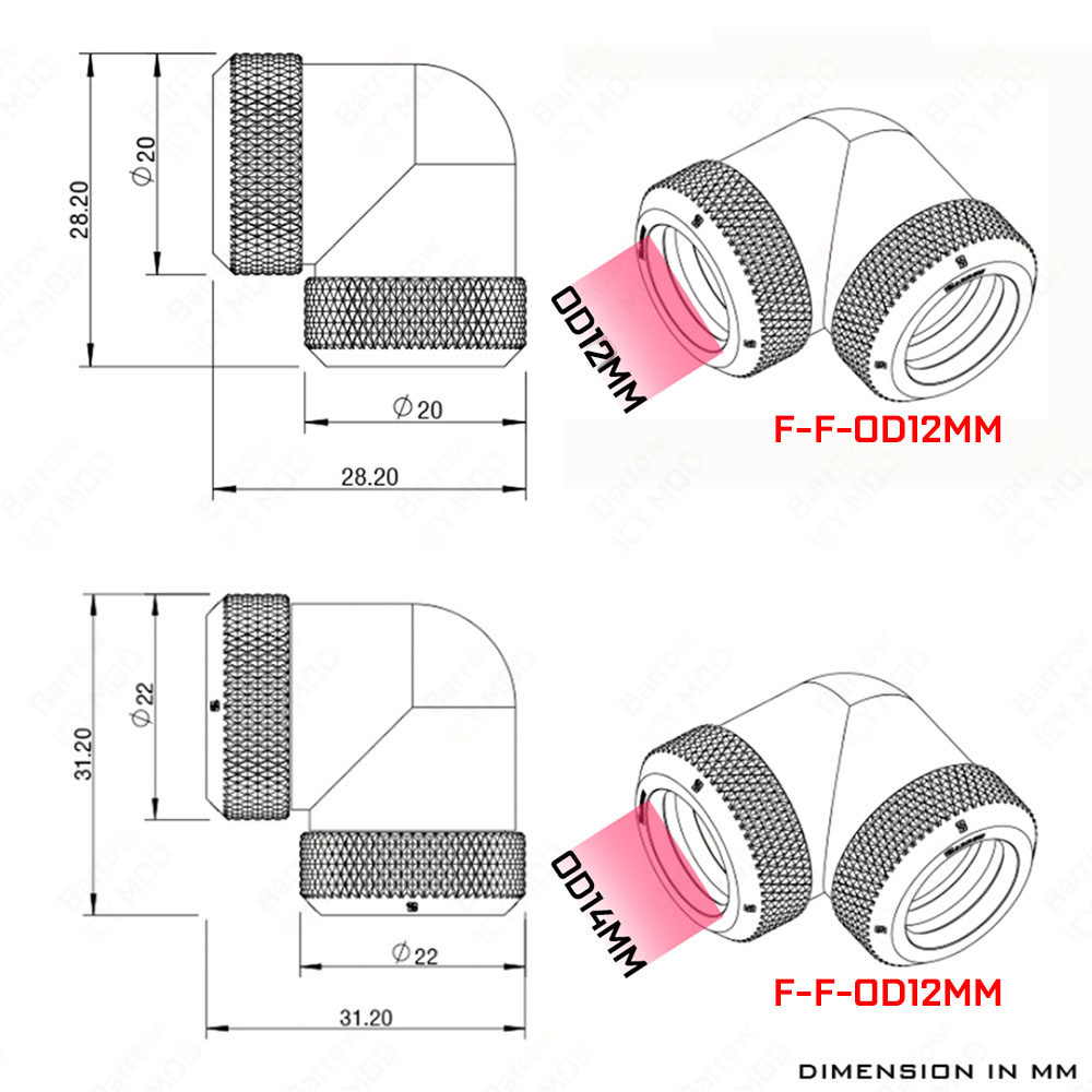 Water Cooling Fittings Barrow  - Pc Water Cooling review and price