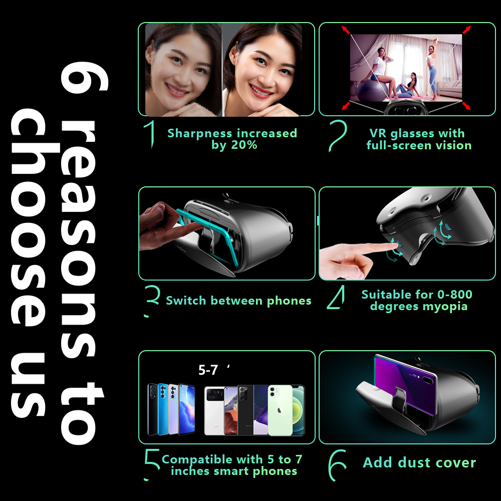 3D Virtual Reality VR Glasses  - Vr Headset Pc review and price