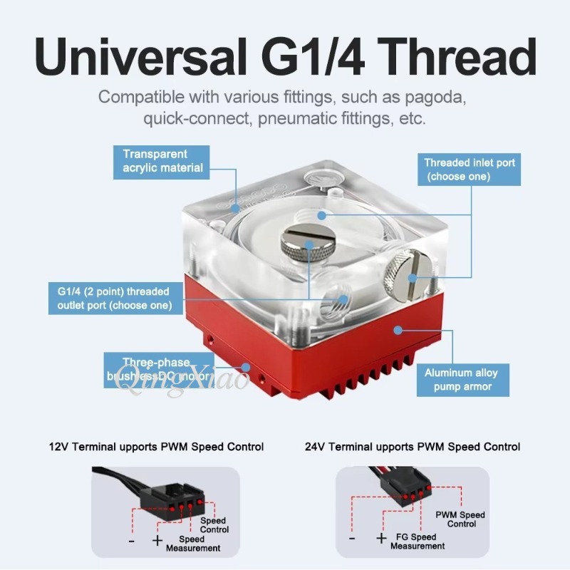 P67B Liquid Cooling Pump With  - Pc Gaming Liquid review and price
