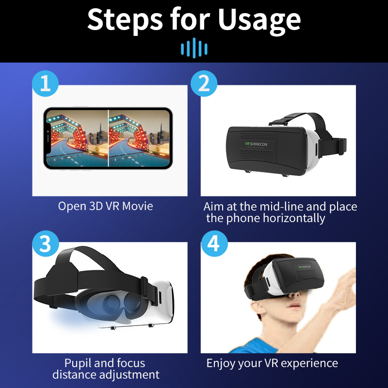 VR Glasses 3D Headset Virtual  - Vr Headset Pc review and price