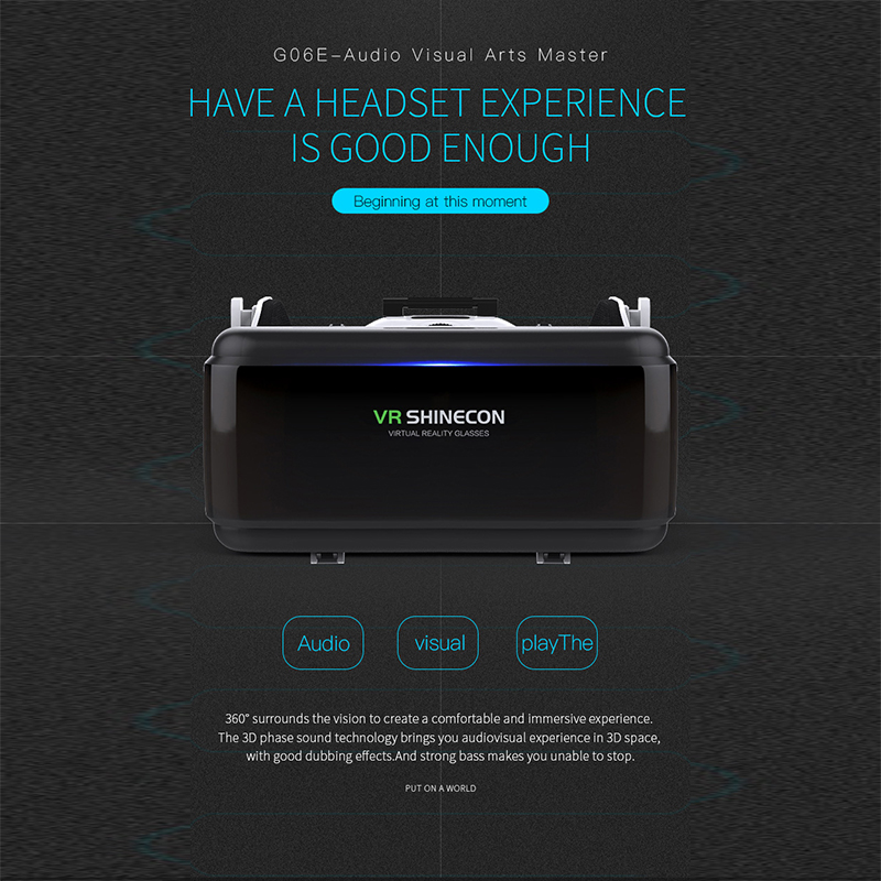 VR Shinecon Casque Helmet 3D G - Vr Headset Pc review and price