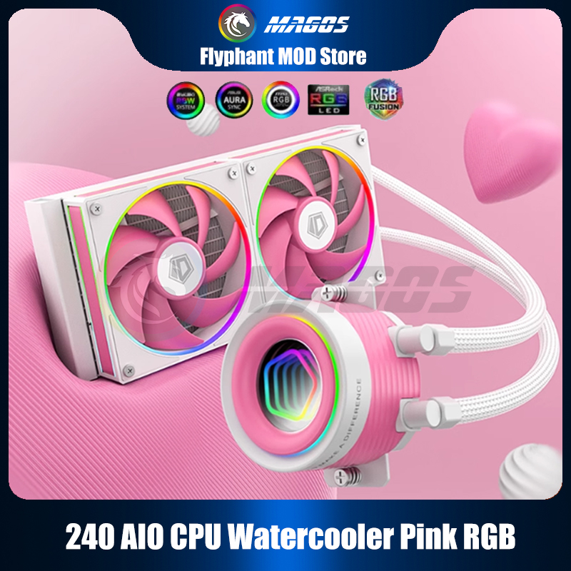 240 AIO CPU Watercooler Pink R - Pc Water Cooling review and price